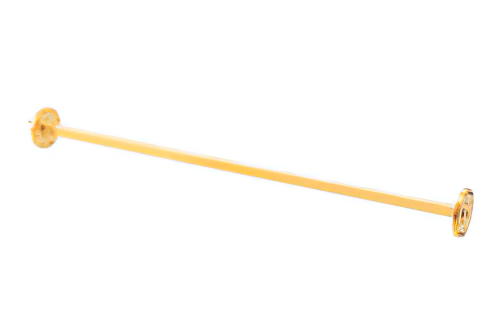 WR-19 計装グレード 直管導波管セクション 12 インチ長、UG-383/U-Mod 円形フランジ、40 GHz 〜 60 GHz