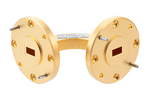 WR-22 導波管 H-ベンド、UG-383/U フランジ、動作範囲 33 GHz 〜 50 GHz