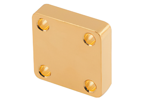 WR-28 導波管 ショートプレート、UG-カバー 方形フランジ、5mm 銅