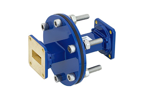 WR-90 導波管バルクヘッドアダプタ UG-39/U 方形 フランジ、8.2 GHz 〜 12.4 GHz