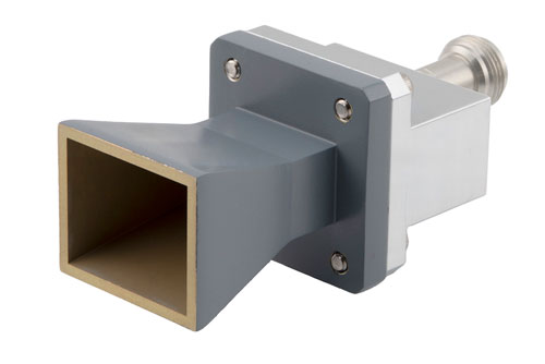 WR-75 標準 ゲインホーン, 10 dBi 利得, エンドランチ N メス コネクタ