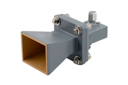 WR-90 標準 ゲインホーン, 10 dBi 利得, SMA オス コネクタ