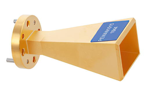 WR-12 導波管ゲインホーンアンテナ、60 GHz 〜 90 GHz 、公称 20 dBi