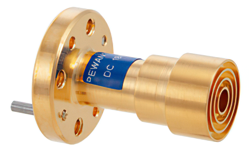 WR-10 導波管広角スカラーフィードホーンアンテナ、89 GHz 〜 99 GHz 、公称 10 dBi ゲイン、UG-385/U-Mod 円形