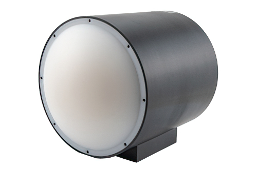 WR-10 Waveguide Gaussian Optics Lens Antenna, 88 GHz to 100 GHz Frequency Range, 40 dBi Gain, UG-387/U-Mod Flange