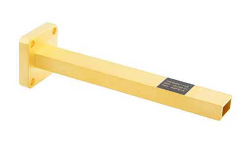 WR-34 導波管プローブアンテナ、動作範囲 22 GHz 〜 33 GHz 、公称 6.5 dBi ゲイン、UG-1530/U 方形 フランジ