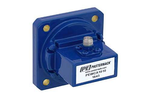 WR-112、UG-51/U、スクエアカバーフランジ、SMA メス、導波管 〜 同軸アダプタ、7.05 GHz 〜 10 GHz、H 周波帯