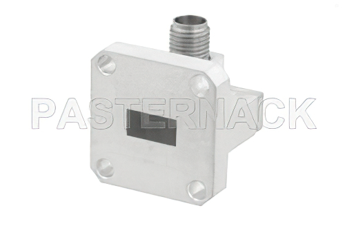 WR-34、UG-1530/U、スクエアカバーフランジ、2.92mm メス、導波管 〜 同軸アダプタ、22 GHz 〜 33 GHz