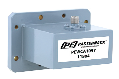 WR-187、CMR-187フランジ、SMA メス、導波管 〜 同軸アダプタ、3.95 GHz 〜 5.85 GHz、J