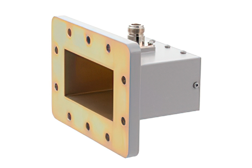 WR-340 UDR26 Flange to N Female Waveguide to Coax Adapter Operating from 2.17 GHz to 3.3 GHz