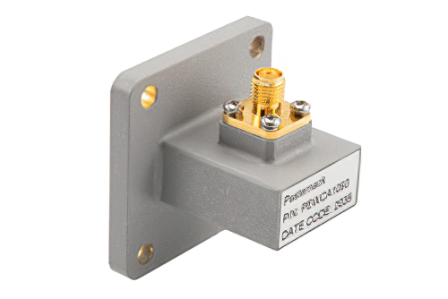 WR-90 UBR100 Flange to SMA Female Waveguide to Coax Adapter Operating from 8.2 GHz to 12.4 GHz