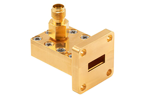 WR-42 UBR220 Flange to 2.92mm Female Waveguide to Coax Adapter Operating from 17.6 GHz to 26.7 GHz