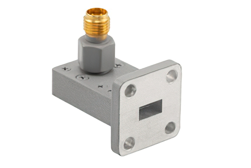 WR-28 UBR320 Flange to 2.92mm Female Waveguide to Coax Adapter Operating from 26.5 GHz to 40 GHz