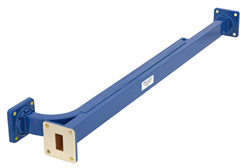 WR-51導波管 20 dB ブロードウォール結合器、スクエアカバーフランジ、E 面 結合ポート、15 GHz 〜 22 GHz、銅合金