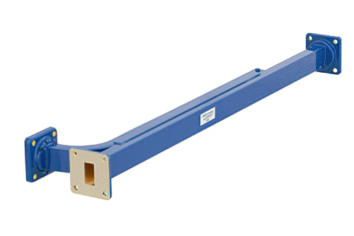 WR-62導波管 30 dB ブロードウォール結合器、UG-419/Uスクエアカバーフランジ、E 面 結合ポート、12.4 GHz 〜 18 GHz、銅合金