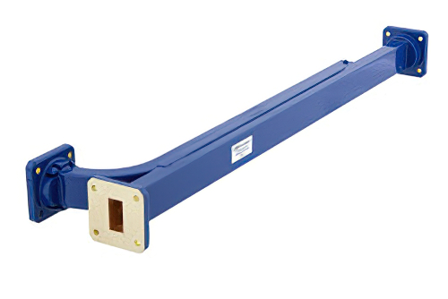 WR-75導波管 10 dB ブロードウォール結合器、スクエアカバーフランジ、E 面 結合ポート、10 GHz 〜 15 GHz、銅合金