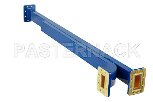 WR-137導波管 10 dB ブロードウォール結合器、CPR-137Gフランジ、E 面 結合ポート、5.85 GHz 〜 8.2 GHz、銅合金