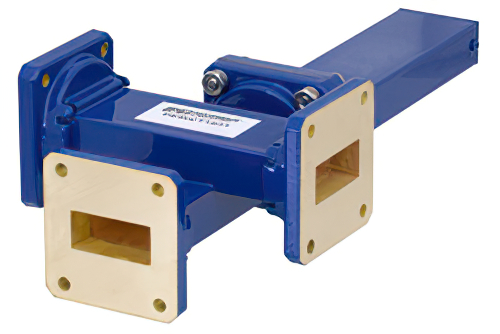 WR-112導波管 50 dB クロスガイド結合器、3 ポート、UG-51/Uスクエアカバーフランジ、7.05 GHz 〜 10 GHz、青銅