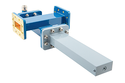 WR-137導波管 20 dB クロスガイド結合器、CPR-137Gフランジ、N メス 結合ポート、5.85 GHz 〜 8.2 GHz、青銅