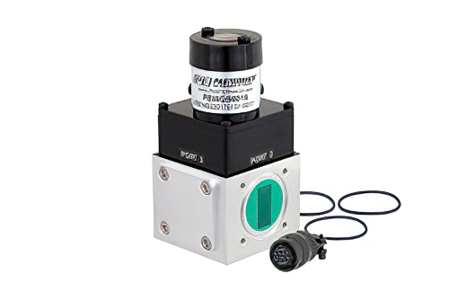 WR-90 導波管メカニカルリレー SPDT ラッチングスイッチ、X 帯 12.4 GHz 最大周波数、5,000 W、UG-39/U 方形、12V、TTL