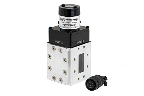 WR-137 導波管メカニカルリレー SPDT ラッチングスイッチ、C 帯 8.2 GHz 最大周波数、12,000 W、CPR-137F、12V、TTL、セルフカットオフ