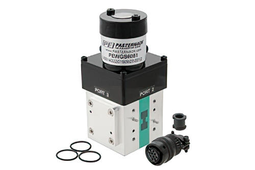 WRD-750 ダブルリッジ導波管 SPDT/DPDT ラッチングリレースイッチ、7.5 GHz 〜 18 GHz 周波数帯、8,500 W、UG カバー、12V、TTL