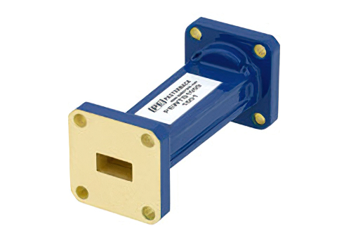 WR-42 〜 WR-34 導波管トランジション 2 インチ長、UG-595/U 方形 フランジ 〜  UG-1530/U 方形 フランジ