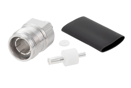 4.3-10 メス 低 PIM コネクタ, はんだ接続, SPP-250-LLPL, SPF-250, SPO-250, 1/4" 超フレキ, PE-1/4SFHC