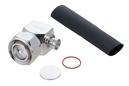 4.3-10 オス直角 低 PIM コネクタ、はんだ接続、SPP-250-LLPL、SPO-250、SPF-250