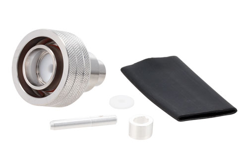 4.3-10 オス 低 PIM スナップオン コネクタ, はんだ接続, SPP-250-LLPL, SPF-250, SPO-250, 1/4" 超フレキ, PE-1/4SFHC