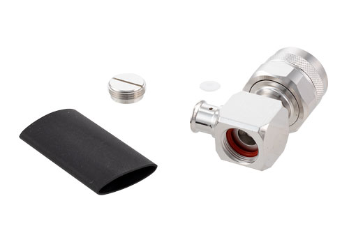 N Male Right Angle Low PIM Connector Solder Attachment for SPO-250, SPF-250, SPP-250-LLPL