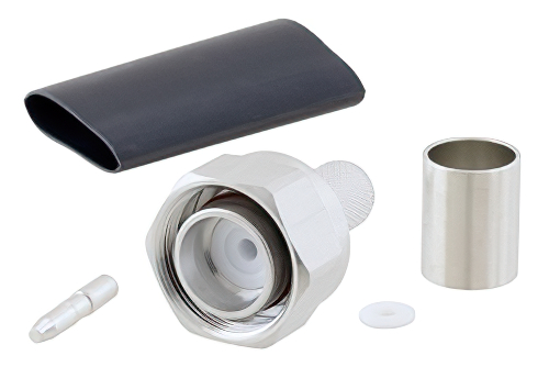 4.3-10 オス コネクタ、圧着/はんだ接続、LMR-400