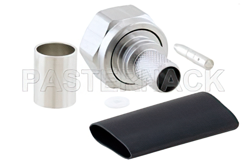 4.3-10 オス コネクタ、圧着/はんだ接続、LMR-400