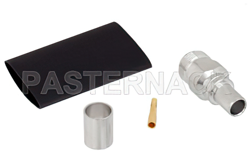 N メス コネクタ、圧着/はんだ接続、LMR-400、PE-C400