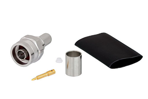 N オス コネクタ、圧着/はんだ接続、LMR-400、PE-C400、PE-B405、IP67準拠