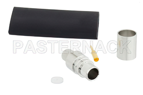 SMA オス コネクタ、圧着/はんだ接続、LMR-400、PE-C400