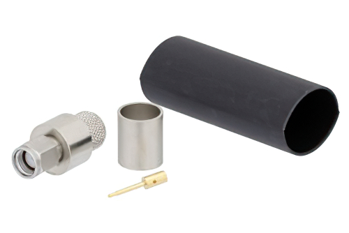 SMA オス コネクタ、圧着/はんだ接続、LMR-400、PE-C400