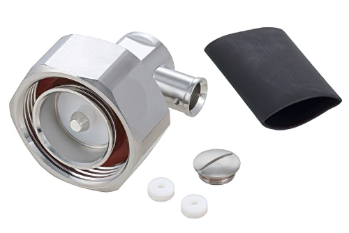 7/16 DIN オス直角 低 PIM コネクタ、はんだ接続、SPP-250-LLPL