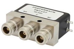 SPDT 電気機械式リレーフェールセーフスイッチ、DC 〜 4 GHz、最大 550 W、28 V、N