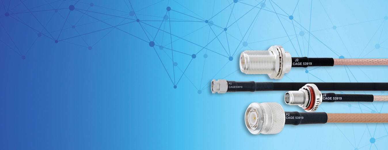 高信頼性 MIL-DTL-17 同軸ケーブル アッセンブリ